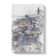 The Santorini Skyline In Greece In Abstract - Wrapped Canvas Print