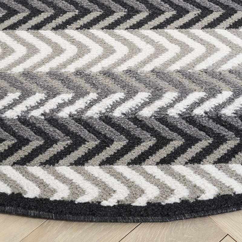 Lisel Performance Striped Rug, Rectangle 8' x 10'