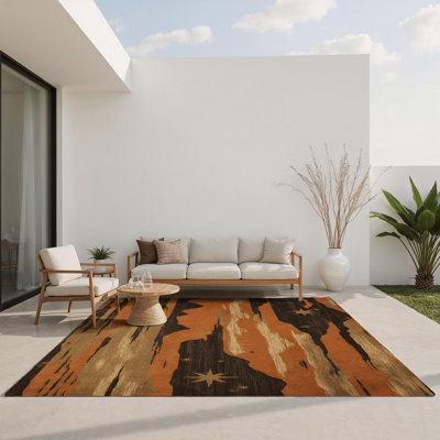 Tapis intérieur et extérieur Barren Bloom