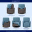 Housse pour fauteuil inclinable à coussins carrés / rectangulaires Avayah-1511710329