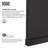 Zenith 34" W x 74" H Fixed Frameless Shower Screen with 3/8" Glass-99929943