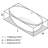 Barcelona Freestanding Soaking Bathtub-45225449-124933062