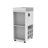 Bar Cart with 6 Built-in Wine Racks, Single-Door Cabinet, and 2 Open Shelves-1329119413
