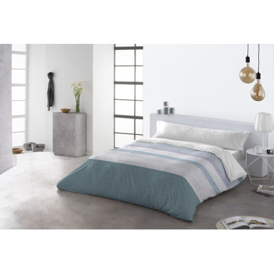 No Pattern Duvet Cover Set with Pillowcases