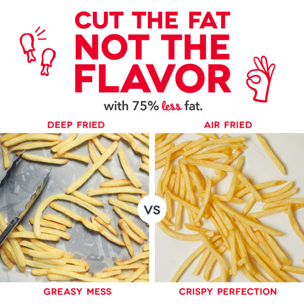 Dash Express 2.6 Quart Tasti-Crisp Air Fryer & Reviews | Wayfair