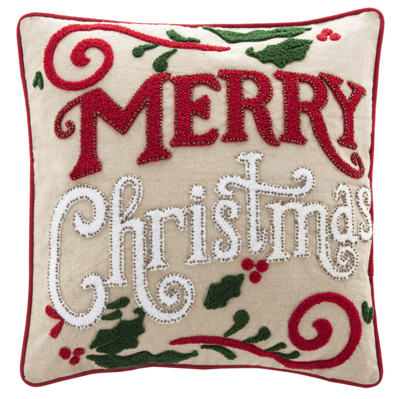  Merry Throw Pillow