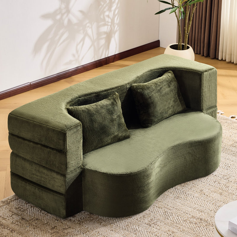 Folding Sofa Bed, Convertible Sofa Bed for Living Room, Guest Room, Bedroom
