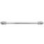 Caché 18 inches c.c. with 5/8 reeded center long pull with 16 rivoli Swarovski Clear Crystals in Satin-6245-6249