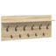 Wall-Mounted Coat Rack With Shelf Engineered Wood-1692554472