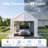12 ft. W x 20 ft. D Heavy-Duty Carport Canopy , Portable Garage for Pickup, White-97179237-97179238