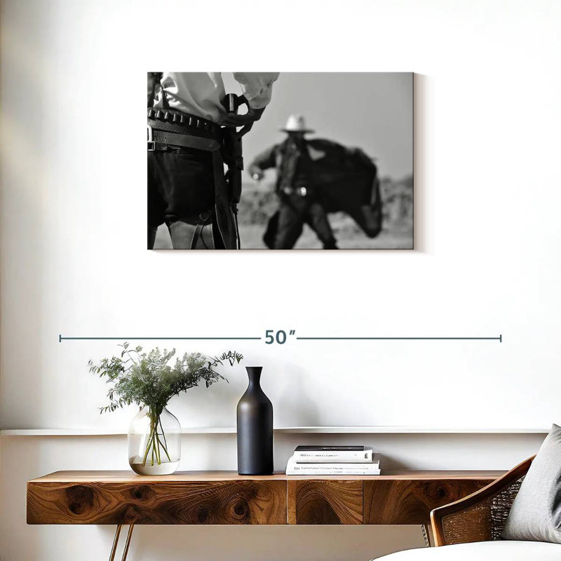 Lelar Cowboy Duel, 20" H x 30" W