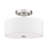 Flaire Fabric Semi Flush Mount-535900989-407736340