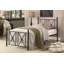 Mobilier de chambre à coucher traditionnel noir avec lit plateforme double 1pc-106972269