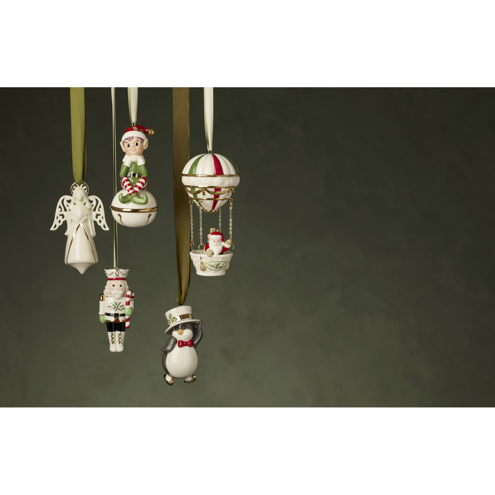 Christmas Hot Air Balloon Ornament