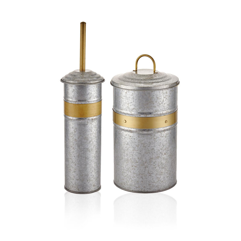 Theus Steel Manual Lift Waste Bin - 5L