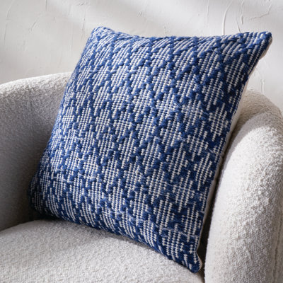 Indoor / Outdoor Ikat Square Throw Cushion