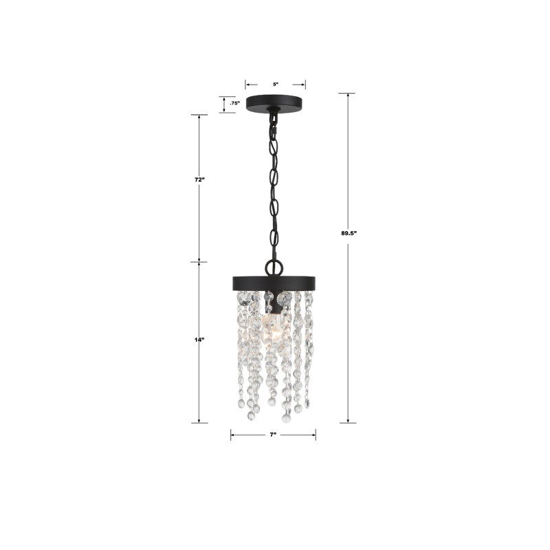 Howden 1 - Light Black Empire Pendant