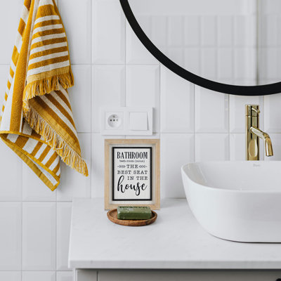 Décoration murale de salle de bain le meilleur siège de la maison