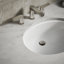 Caxton® Ceramic Oval Undermount Bathroom Sink-475853757