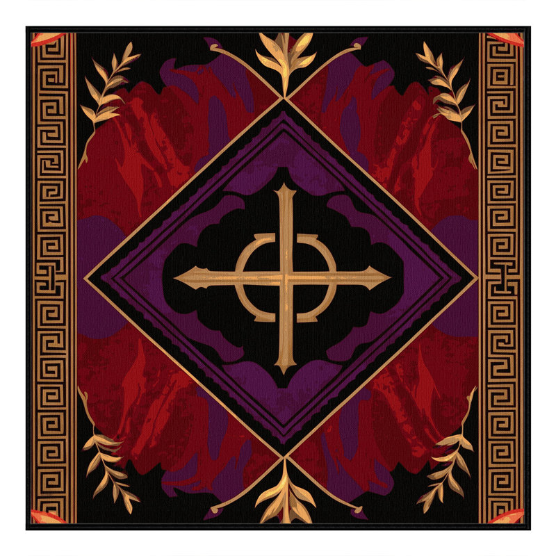 Crown Jewel Rug, Square 3'