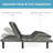 Florissant Massaging Adjustable Bed with Remote-1152046103