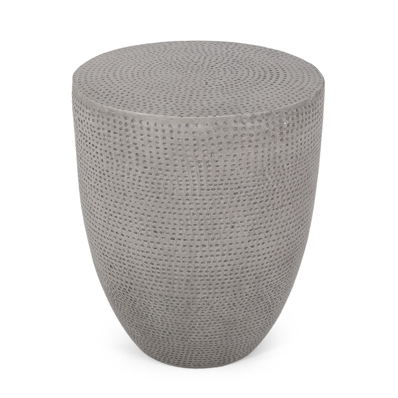 Outdoor Lightweight Concrete Side Table