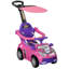 Scooters pour enfants en métal rose avec métal 3 po, tout-petits de 12 à 36 mois, PP rose et métal
