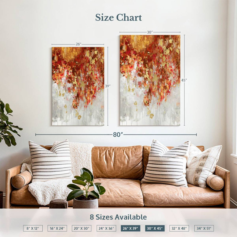 Avery Cascading Fall II, 39" H x 26" W