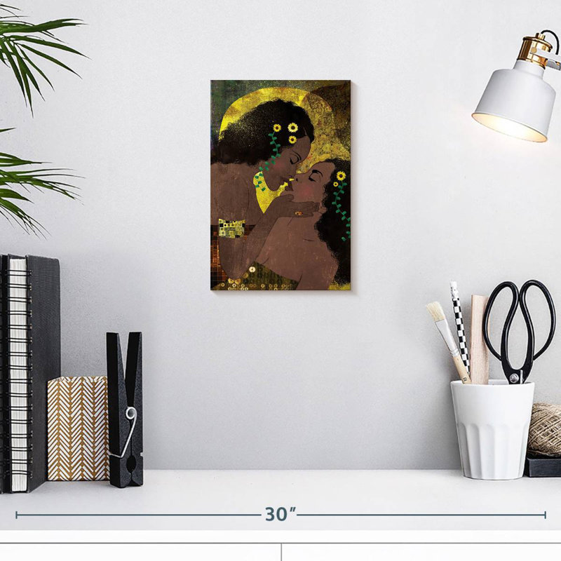 Hardie Kissing Women, 12" H x 8" W