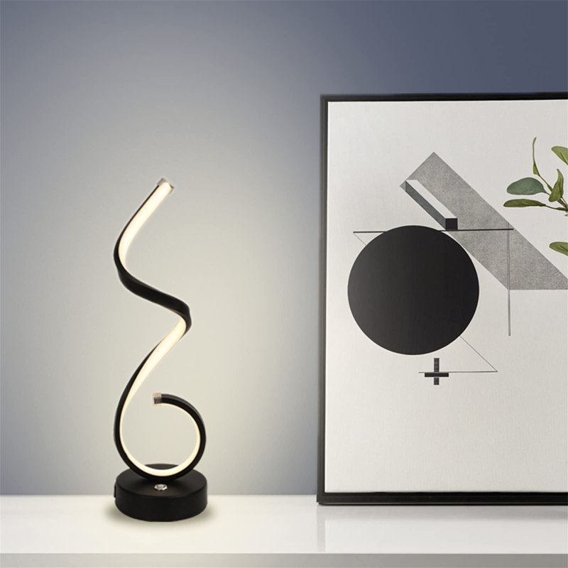 Aymerick Metal Table Lamp, Black