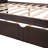 Full Size Daybed Wood Bed with Twin Trundle, Space-Saving and Multi-Functional Design-114571755