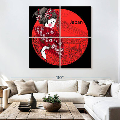Leisha Red Japanese Geisha