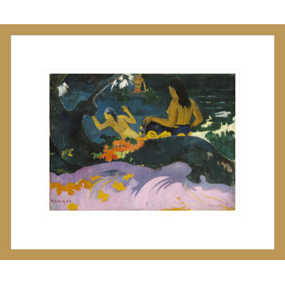 Fatata te Miti (By the Sea) par Paul Gauguin - Estampe numérique encadrée