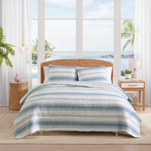 Ensemble de courtepointe réversible en coton Tommy Bahama Prima Island