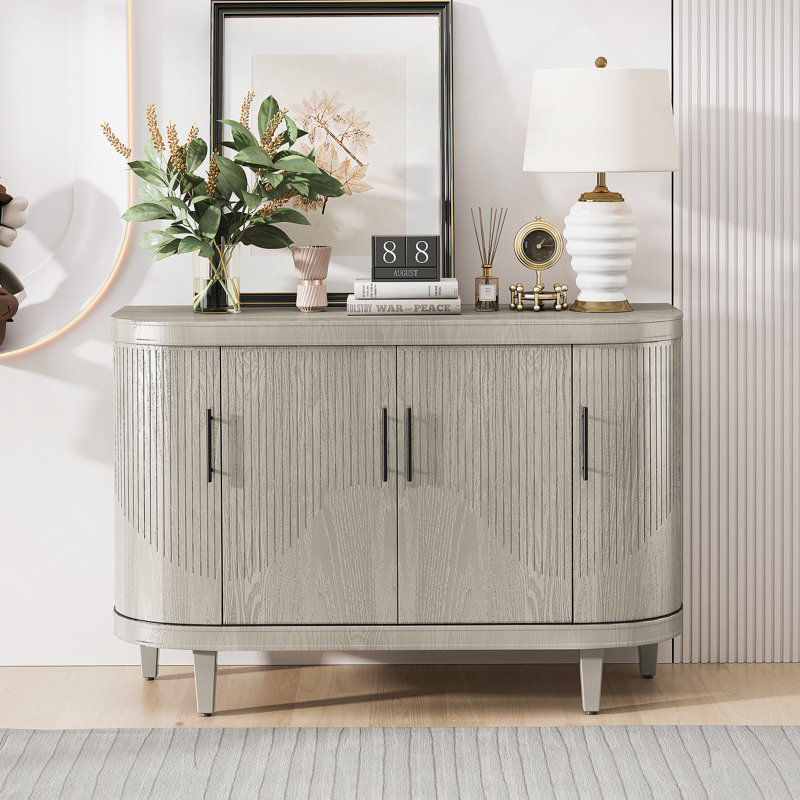 Buffet moderne incurvé 47,2 pouces
