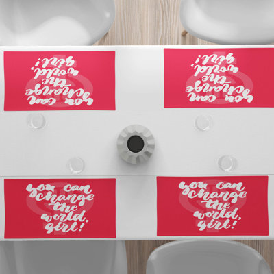 Polyester Abstract Rectangle Placemat