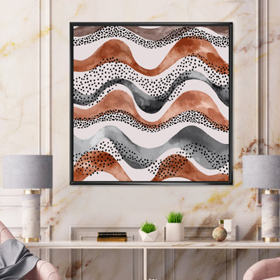 " Wavy Pattern In Natural Geo Style I "