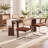 Marlow 18.9'' H Mid-Century Modern Cantilever Dining Chair with Cane Rattan Back and Steel Frame-1191655350-1213864847