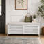 Banc à chaussures avec rangement et coussin, design à volets vieillis pour entrée et salon-1793258377