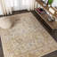 Tapis ivoire moderne délavé Eglinton Peshawar-802962524
