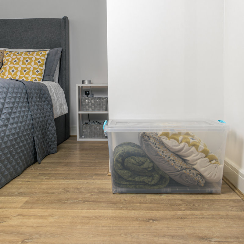 Rebrilliant Plastic Decorative Bin, 32.5cm H x 41cm W x 61cm D