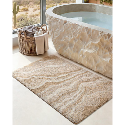 Soft and Absorbent Marble Bath Mat