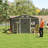 10X12 Ft. Oversized Metal Outdoor Storage Shed - Lockable Doors And Windows, Steel Multi-Purpose Shed Suitable For Gardens, Backyards, Patios, Tool Storage, And Chicken Coops-119374772