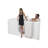 Ella Big4Two 36"x80" Hydro + Air Massage w/ Independent Foot Massage Acrylic Two Seat Walk-In-Bathtub, Right Outswing Door, 2x2 Piece Fast Fill Faucet, 2" Dual Drain
