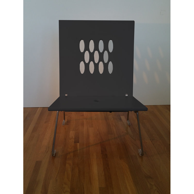 Outdoor Lounge Chair, Black