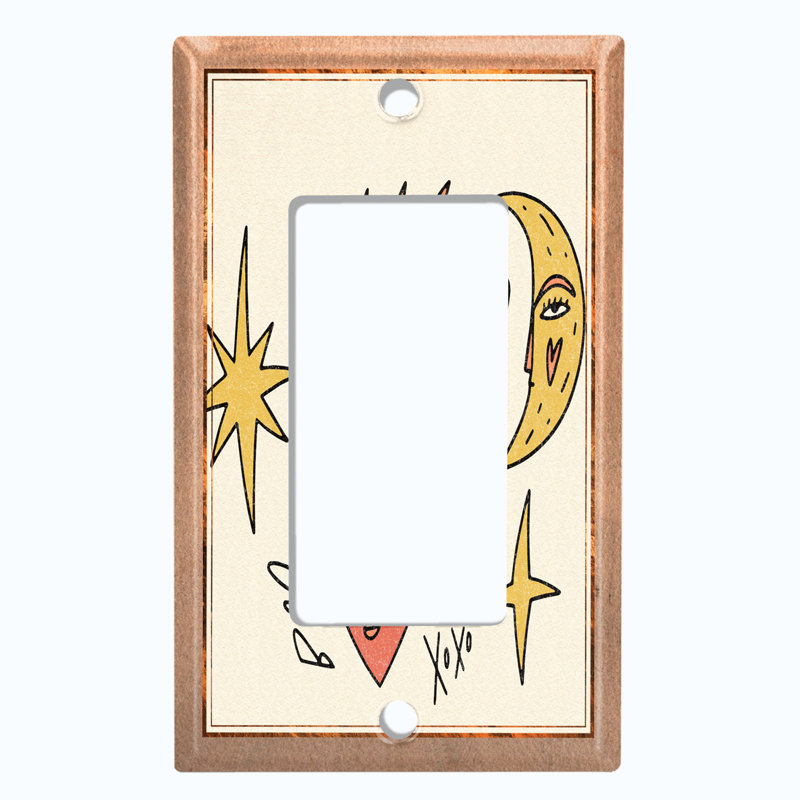 Vintage Prints & Art 1 - Gang Toggle Light Switch Standard Wall Plate