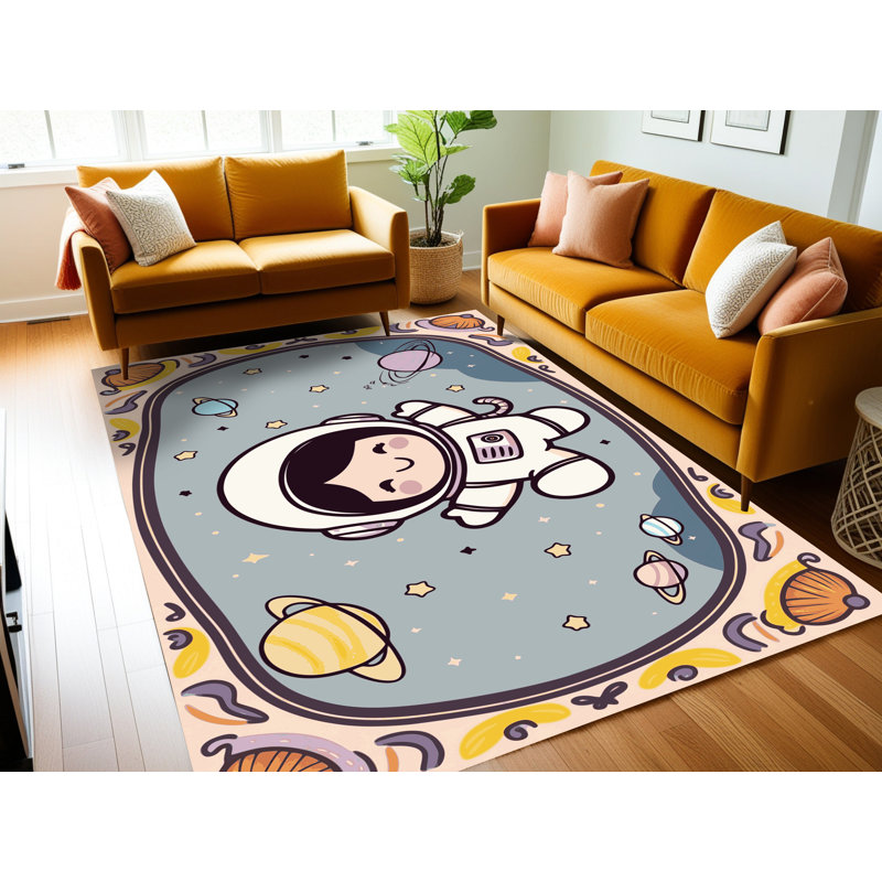 Tapis pour enfants Zoomie, Rectangle 4pi x 6 pi