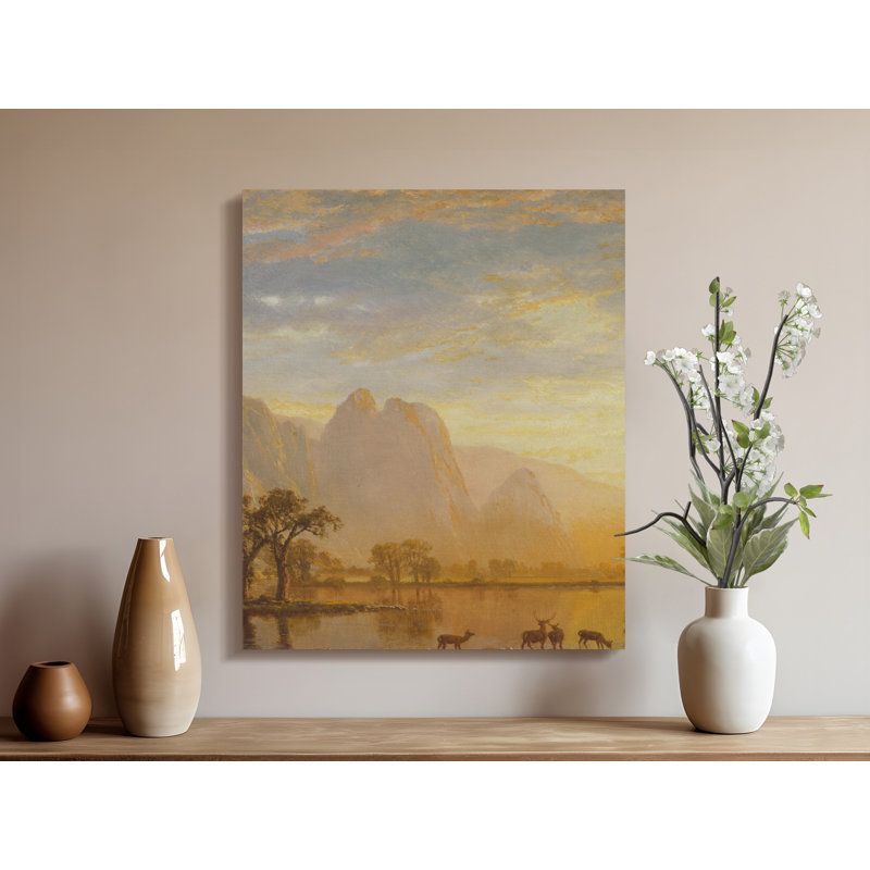 Haddad 1 Piece Wrapped Canvas Wall Art Set, 24x30