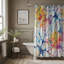 Rideau de douche Watercolor Brainwaves - Premium-802516688