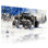 «Christmas Winter Truck Snow Forest», ensemble de 3 impressions sur toile